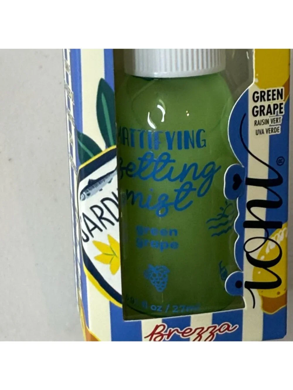 Ioni Mattifying Setting Mist Green Grape Makeup Setting Spray Lock In